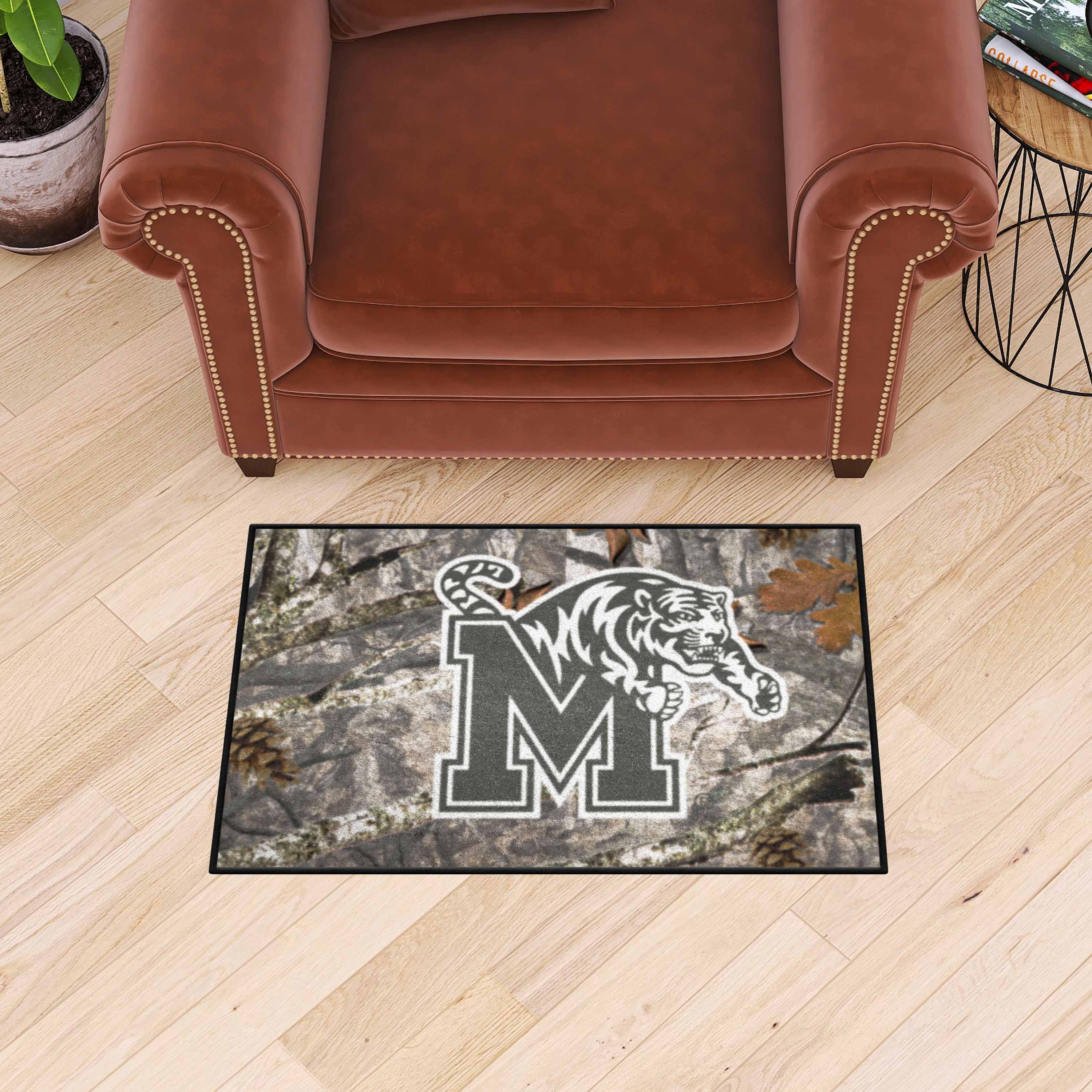 Memphis Tigers Camo Starter Mat Accent Rug - 19in. x 30in. - Memphis