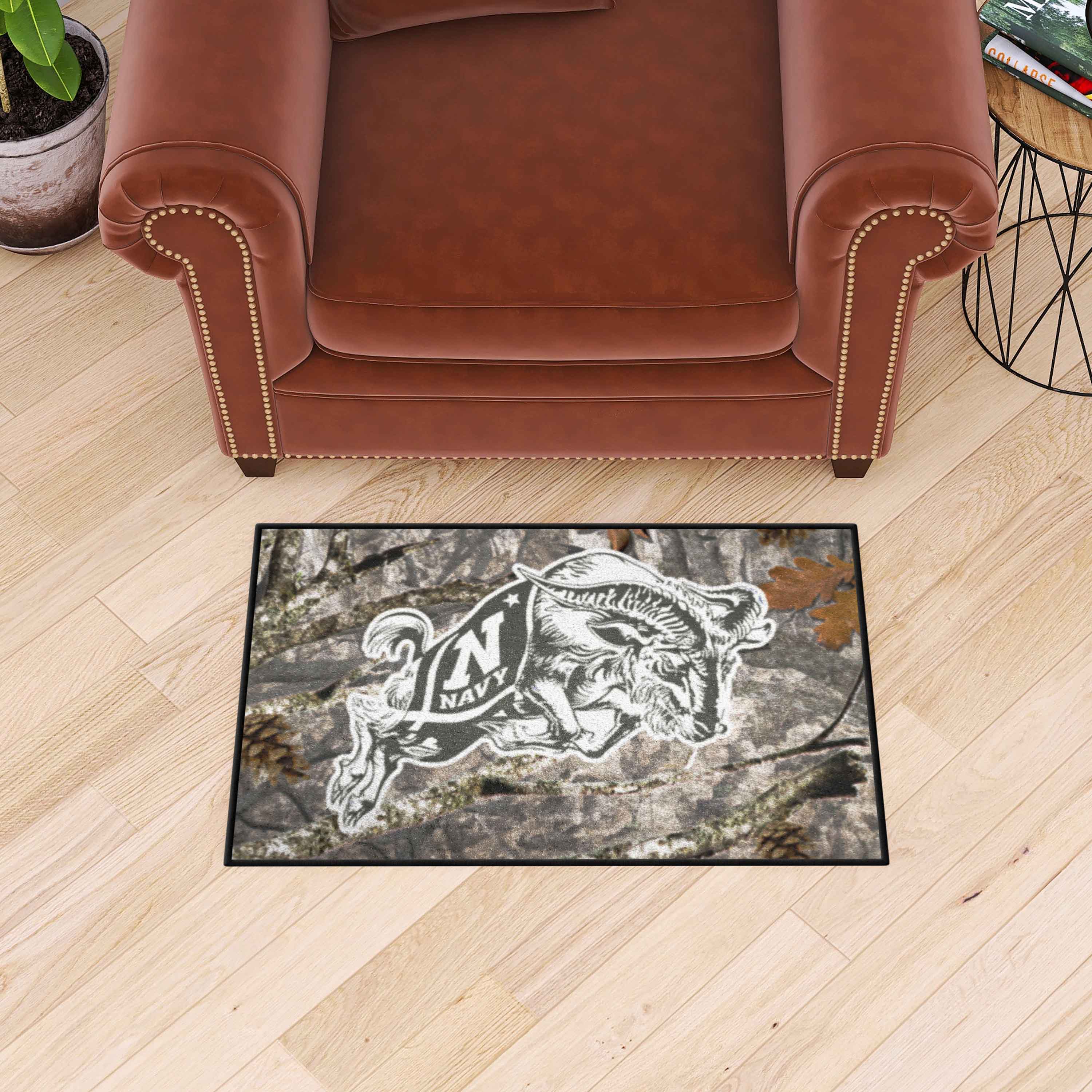 Naval Academy Midshipmen Camo Starter Mat Accent Rug - 19in. x 30in. - Naval Academy