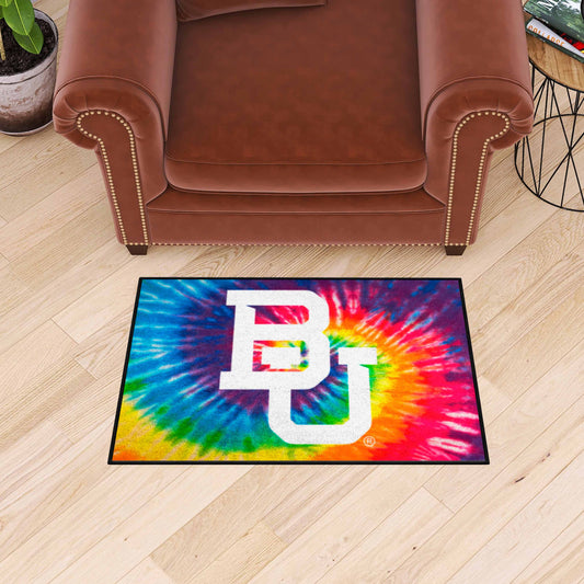 Baylor Bears Tie Dye Starter Mat Accent Rug - 19in. x 30in. - Baylor