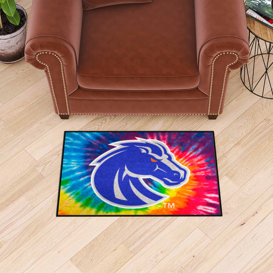 Boise State Broncos Tie Dye Starter Mat Accent Rug - 19in. x 30in. - Boise State