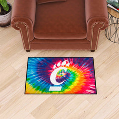 Cincinnati Bearcats Tie Dye Starter Mat Accent Rug - 19in. x 30in. - Cincinnati