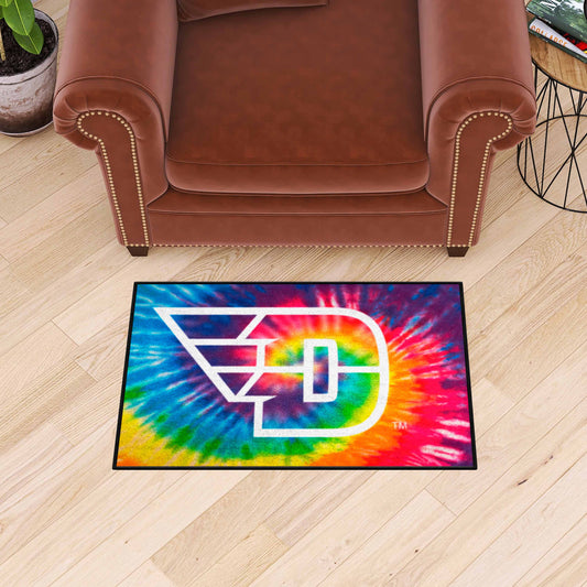 Dayton Flyers Tie Dye Starter Mat Accent Rug - 19in. x 30in. - Dayton