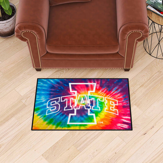 Iowa State Cyclones Tie Dye Starter Mat Accent Rug - 19in. x 30in. - Iowa State