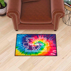 Marshall Thundering Herd Tie Dye Starter Mat Accent Rug - 19in. x 30in. - Marshall