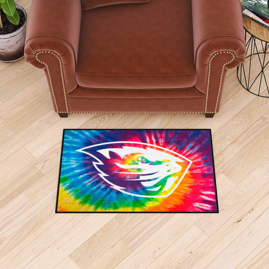 Oregon State Beavers Tie Dye Starter Mat Accent Rug - 19in. x 30in. - Oregon State