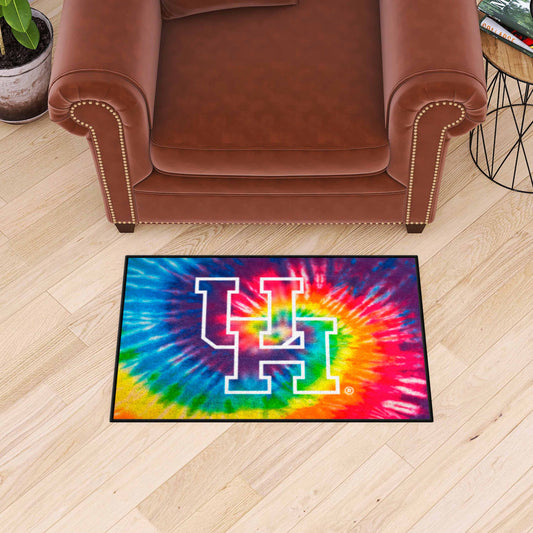 Houston Cougars Tie Dye Starter Mat Accent Rug - 19in. x 30in. - Houston