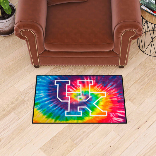 Kentucky Wildcats Tie Dye Starter Mat Accent Rug - 19in. x 30in. - Kentucky