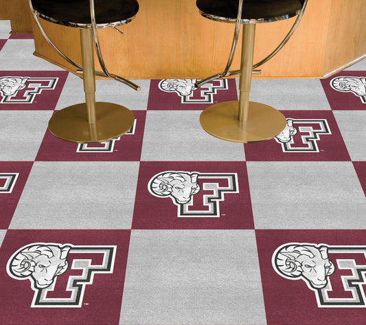 Fordham Rams Team Carpet Tiles - 45 Sq Ft.