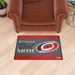 Carolina Hurricanes World's Best Mom Starter Mat Accent Rug - 19in. x 30in. - Carolina Hurricanes