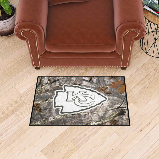 Kansas City Chiefs Camo Starter Mat Accent Rug - 19in. x 30in. - Kansas City Chiefs