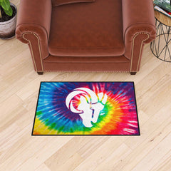Los Angeles Rams Tie Dye Starter Mat Accent Rug - 19in. x 30in. - Los Angeles Rams