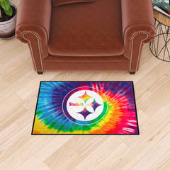 Pittsburgh Steelers Tie Dye Starter Mat Accent Rug - 19in. x 30in. - Pittsburgh Steelers