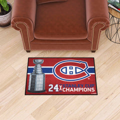 Montreal Canadiens Dynasty Starter Mat Accent Rug - 19in. x 30in. - Montreal Canadiens