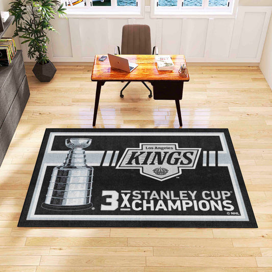 Los Angeles Kings Dynasty 5ft. x 8ft. Plush Area Rug - Los Angeles Kings