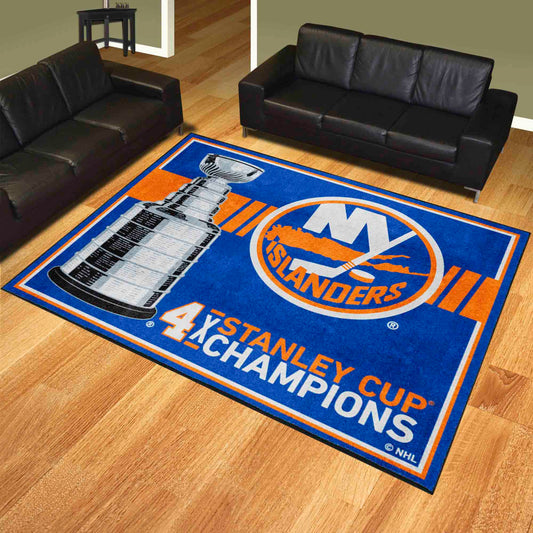 New York Islanders Dynasty 8ft. x 10ft. Plush Area Rug - New York Islanders