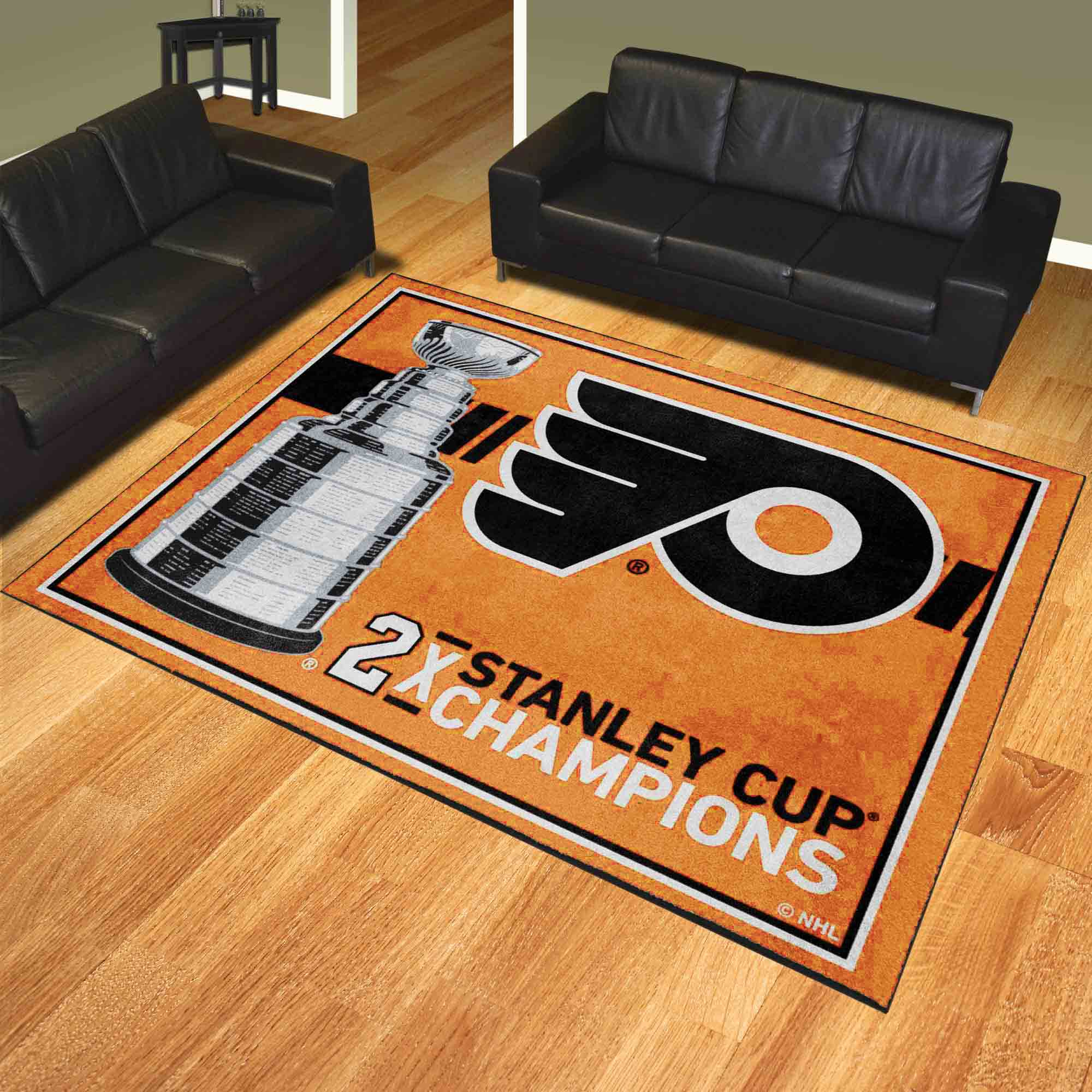 Philadelphia Flyers Dynasty 8ft. x 10ft. Plush Area Rug - Philadelphia Flyers