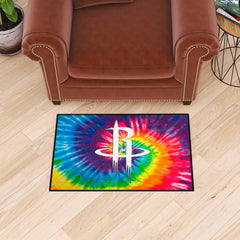 Houston Rockets Tie Dye Starter Mat Accent Rug - 19in. x 30in. - Houston Rockets