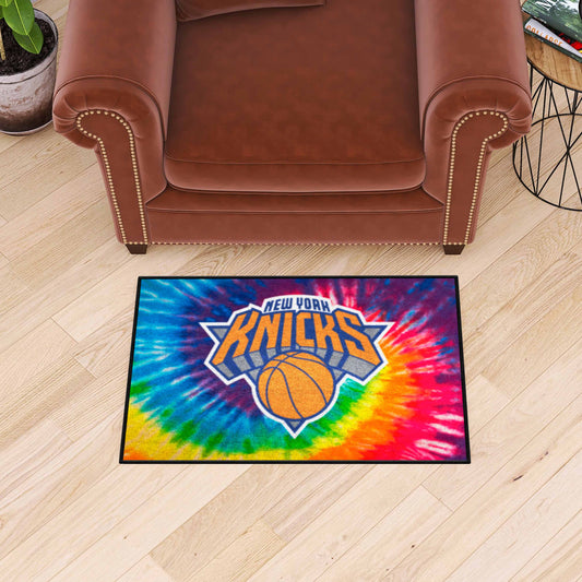 New York Knicks Tie Dye Starter Mat Accent Rug - 19in. x 30in. - New York Knicks