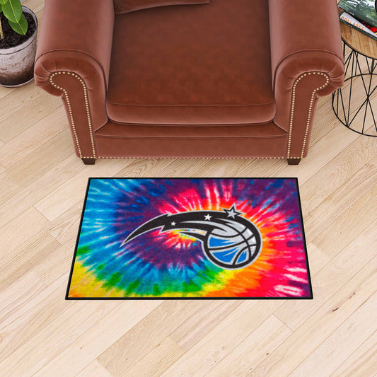 Orlando Magic Tie Dye Starter Mat Accent Rug - 19in. x 30in. - Orlando Magic