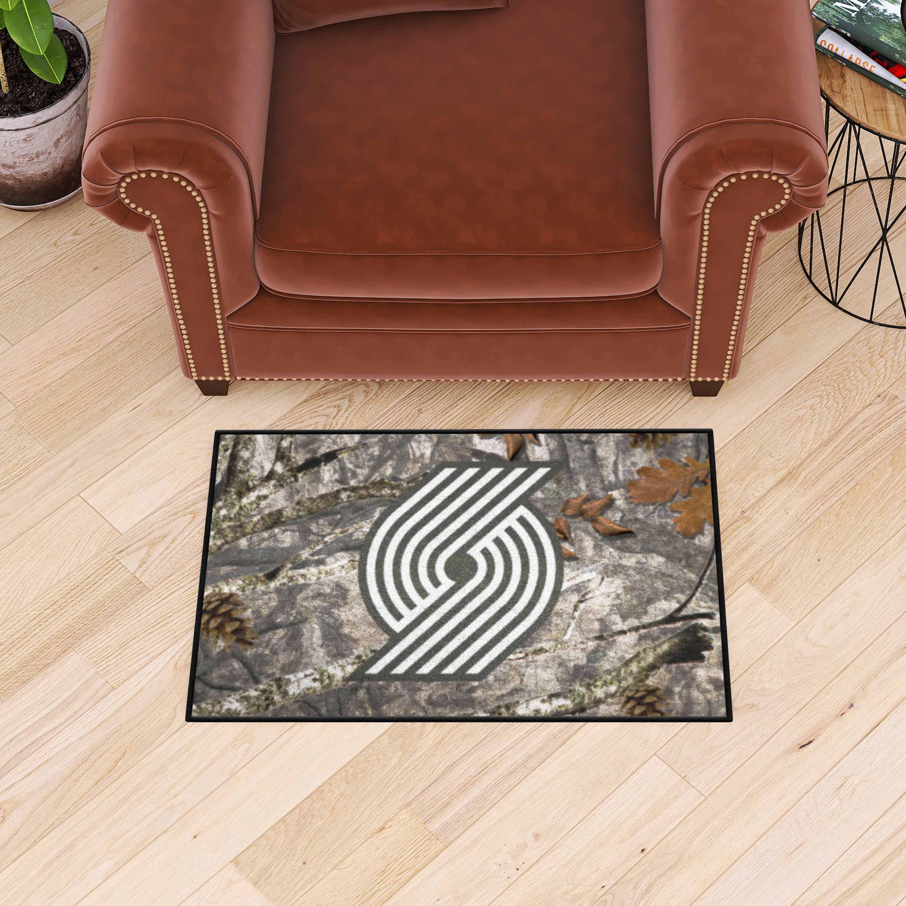 Portland Trail Blazers Camo Starter Mat Accent Rug - 19in. x 30in. - Portland Trail Blazers
