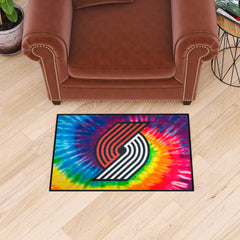 Portland Trail Blazers Tie Dye Starter Mat Accent Rug - 19in. x 30in. - Portland Trail Blazers