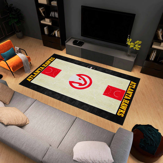 Atlanta Hawks 6 ft. x 10 ft. Plush Area Rug - Atlanta Hawks