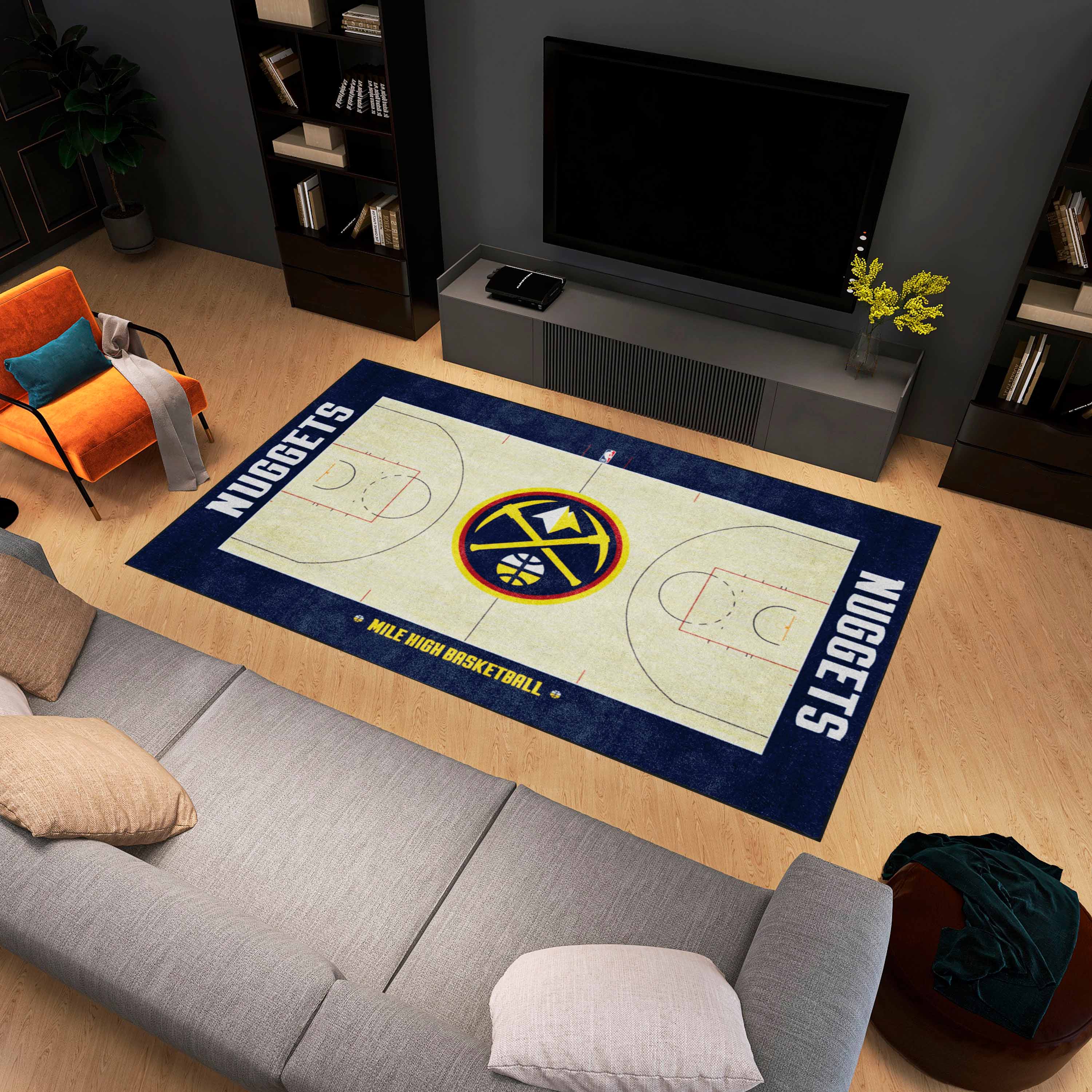 Denver Nuggets 6 ft. x 10 ft. Plush Area Rug - Denver Nuggets