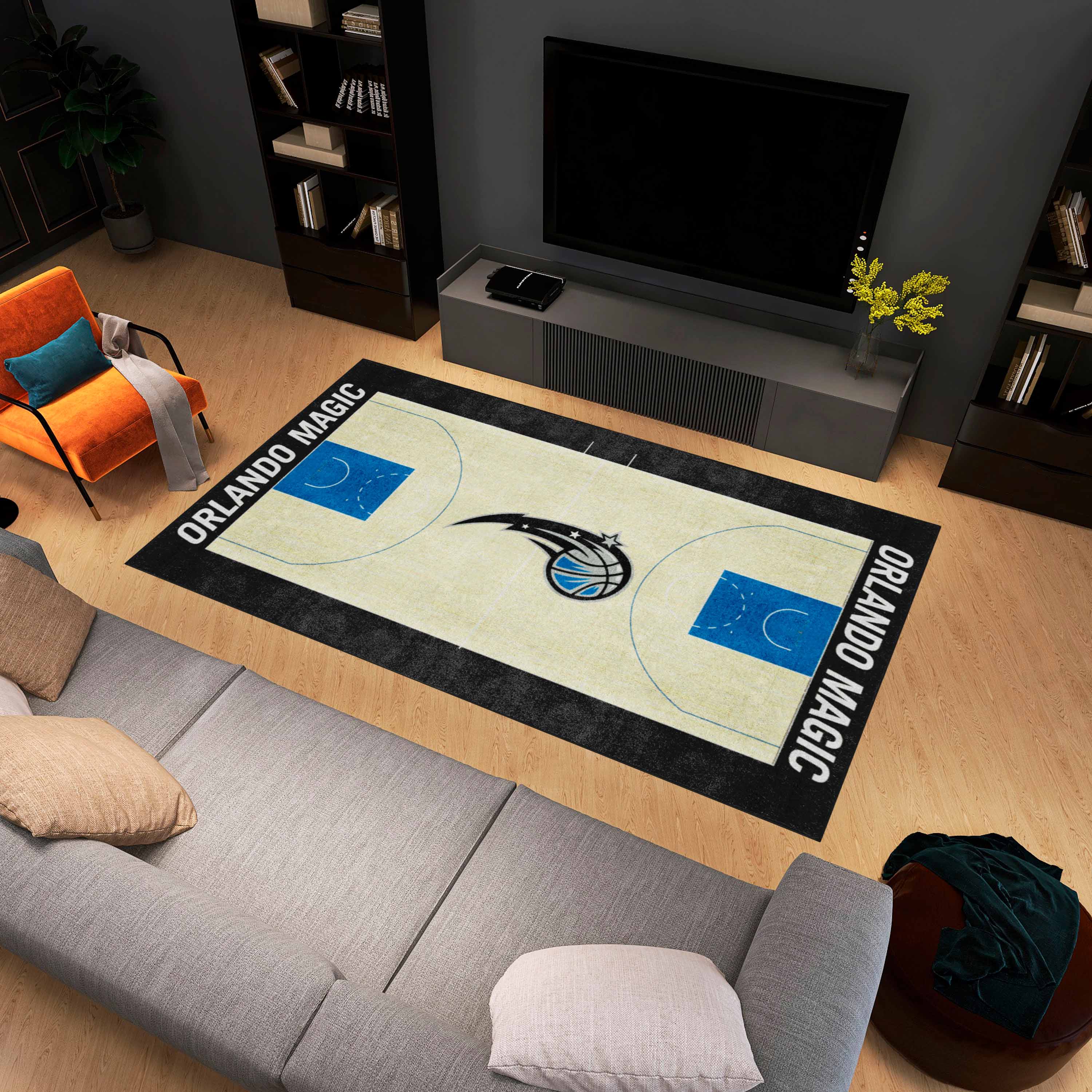 Orlando Magic 6 ft. x 10 ft. Plush Area Rug - Orlando Magic