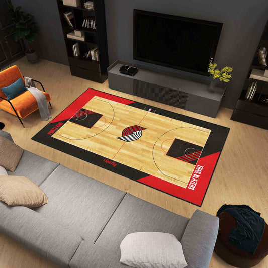 Portland Trail Blazers 6 ft. x 10 ft. Plush Area Rug - Portland Trail Blazers