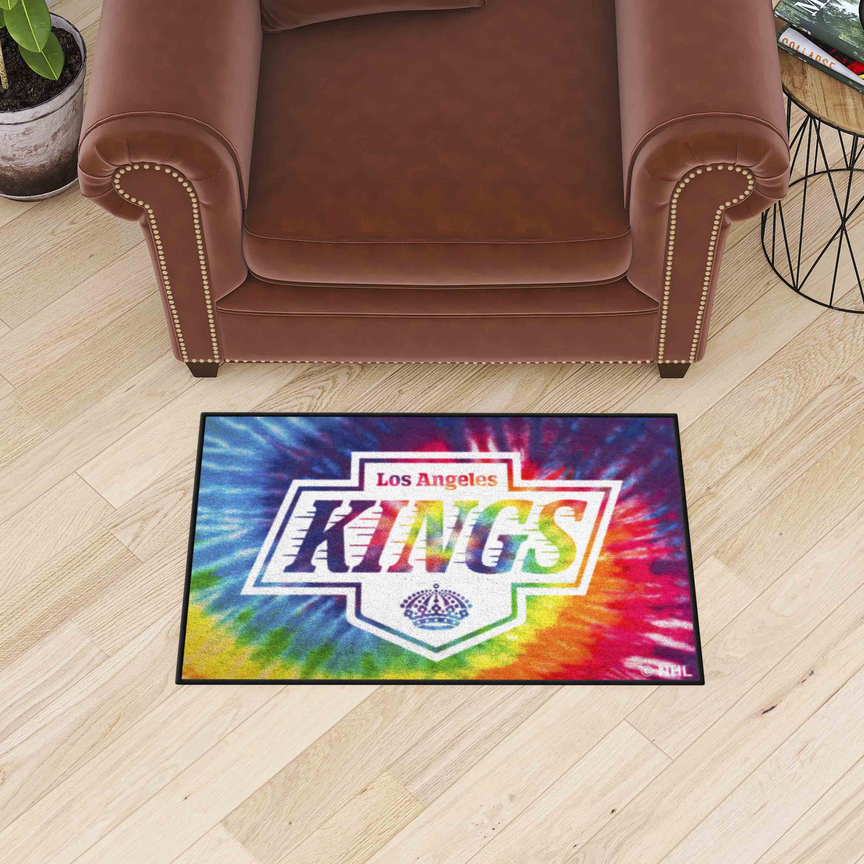 Los Angeles Kings Tie Dye Starter Mat Accent Rug - 19in. x 30in. - Los Angeles Kings