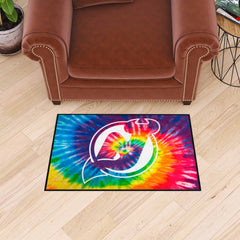 New Jersey Devils Tie Dye Starter Mat Accent Rug - 19in. x 30in. - New Jersey Devils