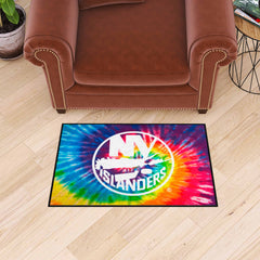 New York Islanders Tie Dye Starter Mat Accent Rug - 19in. x 30in. - New York Islanders