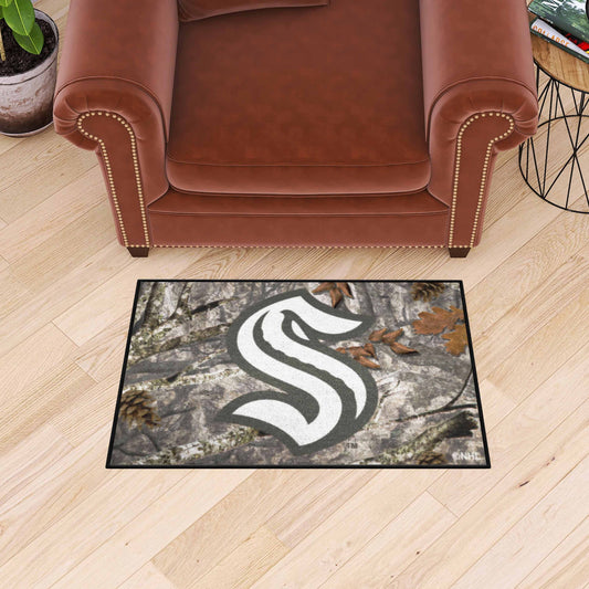 Seattle Kraken Camo Starter Mat Accent Rug - 19in. x 30in. - Seattle Kraken