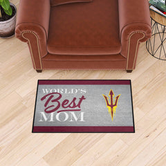 Arizona State Sun Devils World's Best Mom Starter Mat Accent Rug - 19in. x 30in. - Arizona State