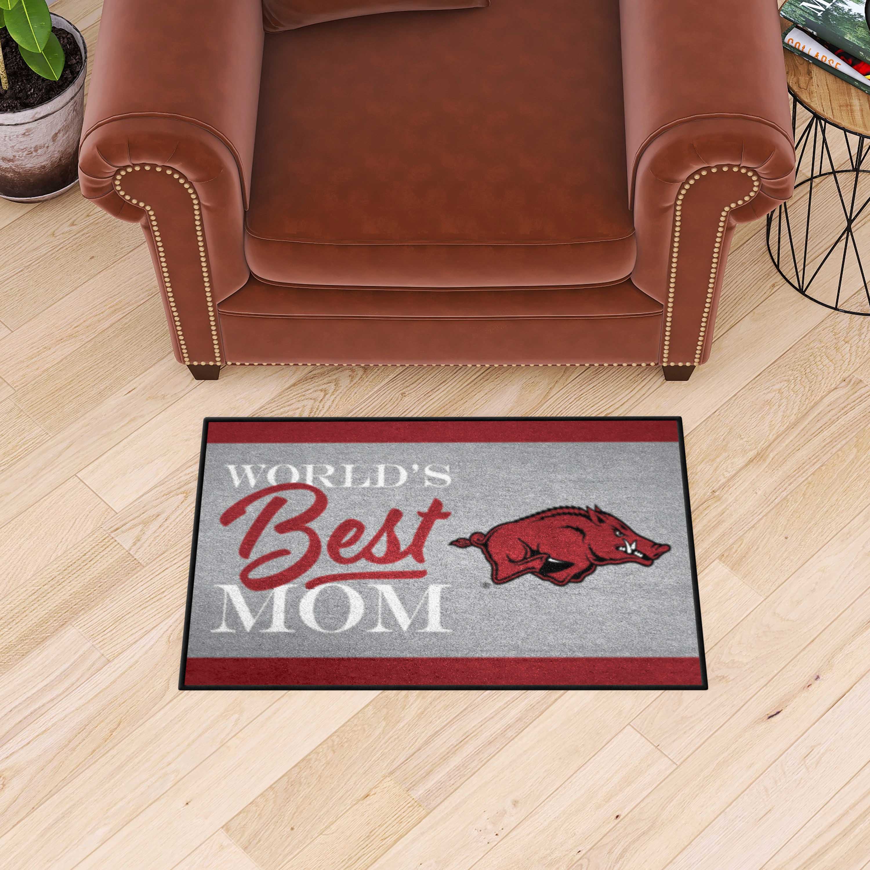 Arkansas Razorbacks Starter Mat Accent Rug - 19in. x 30in. - Arkansas