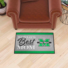 Marshall Thundering Herd World's Best Mom Starter Mat Accent Rug - 19in. x 30in. - Marshall