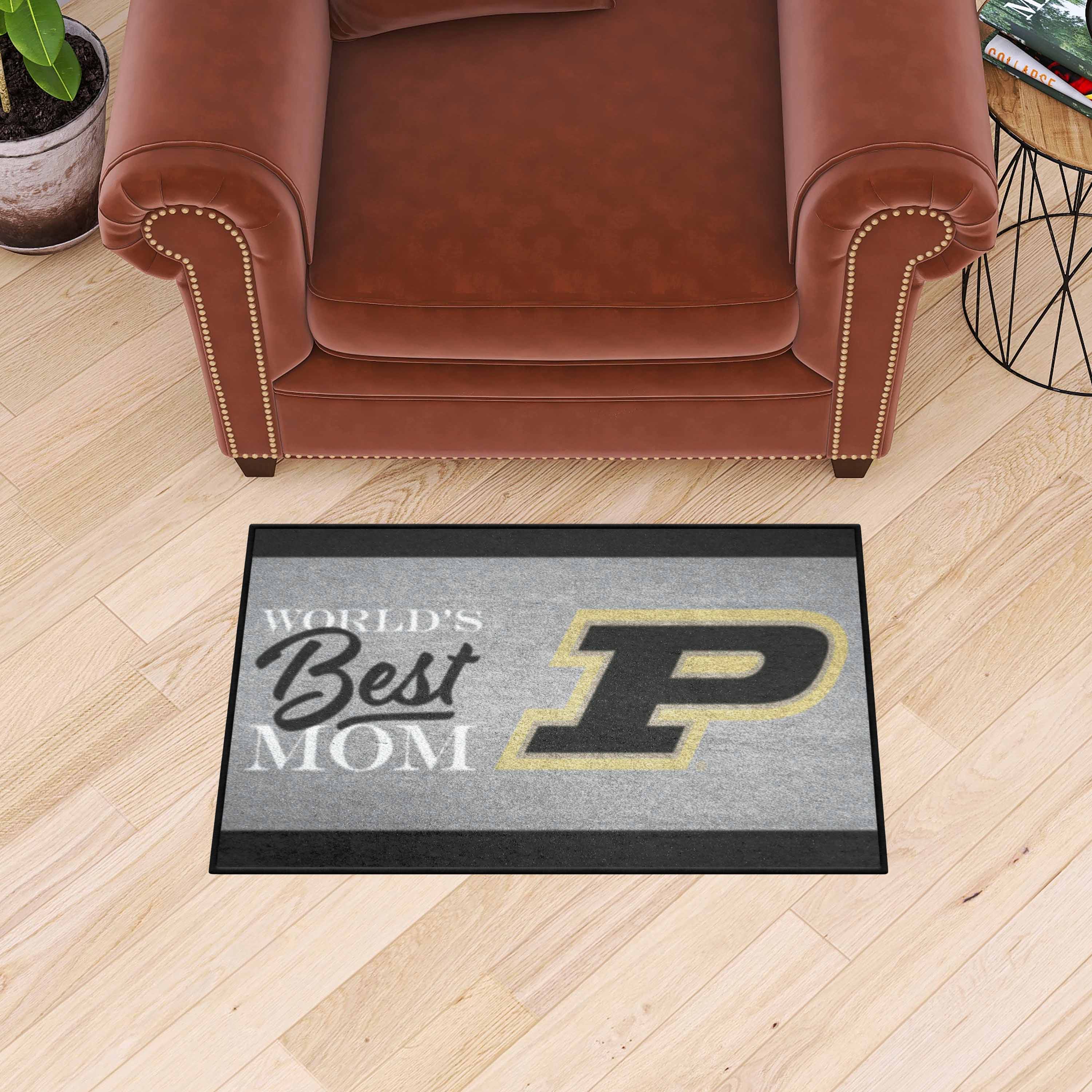 Purdue Boilermakers World's Best Mom Starter Mat Accent Rug - 19in. x 30in. - Purdue