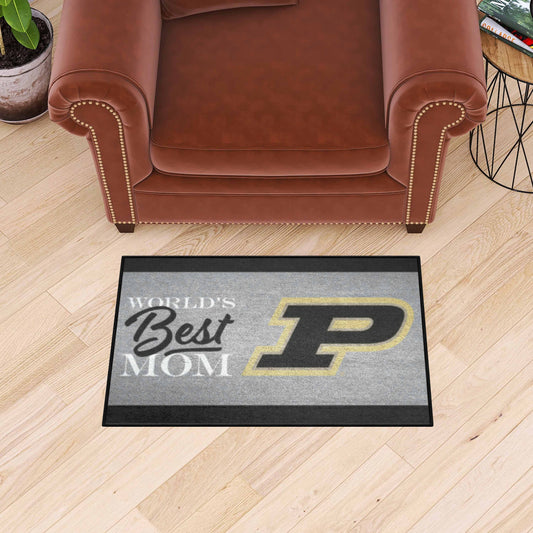 Purdue Boilermakers World's Best Mom Starter Mat Accent Rug - 19in. x 30in. - Purdue
