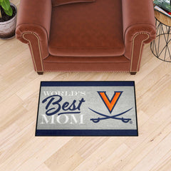 Virginia Cavaliers World's Best Mom Starter Mat Accent Rug - 19in. x 30in.