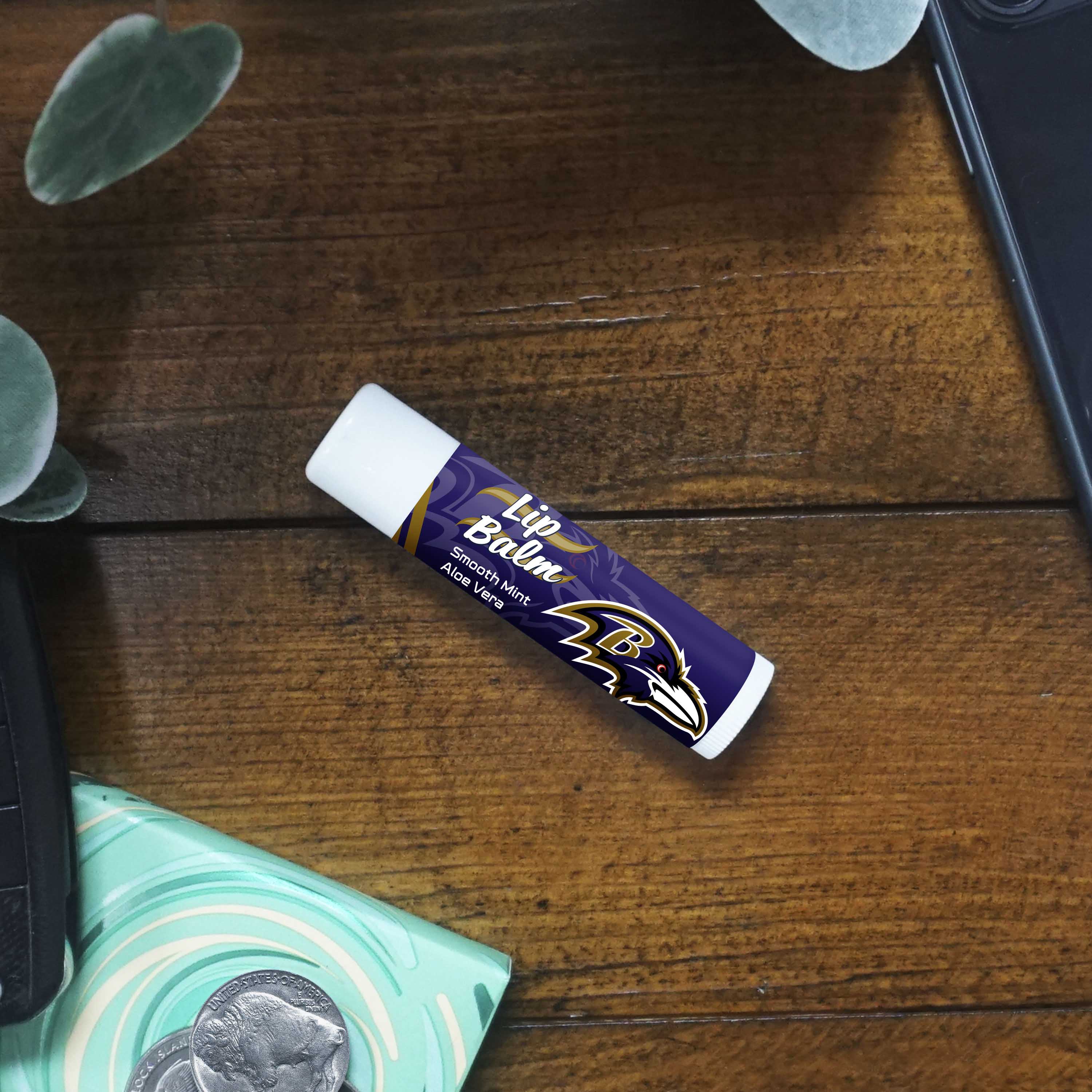 Baltimore Ravens Smooth Mint SPF 15 Lip Balm - Baltimore Ravens