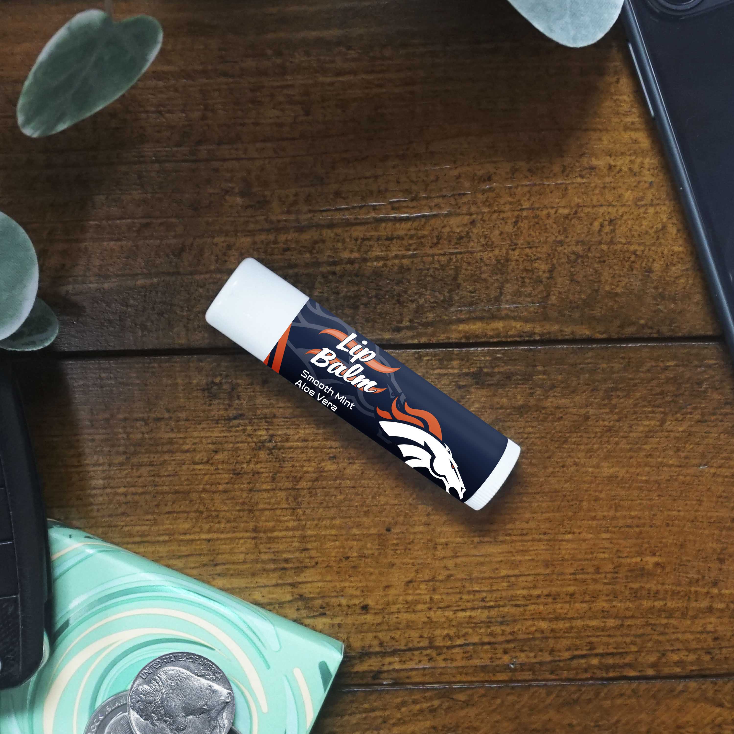 Denver Broncos Smooth Mint SPF 15 Lip Balm - Denver Broncos