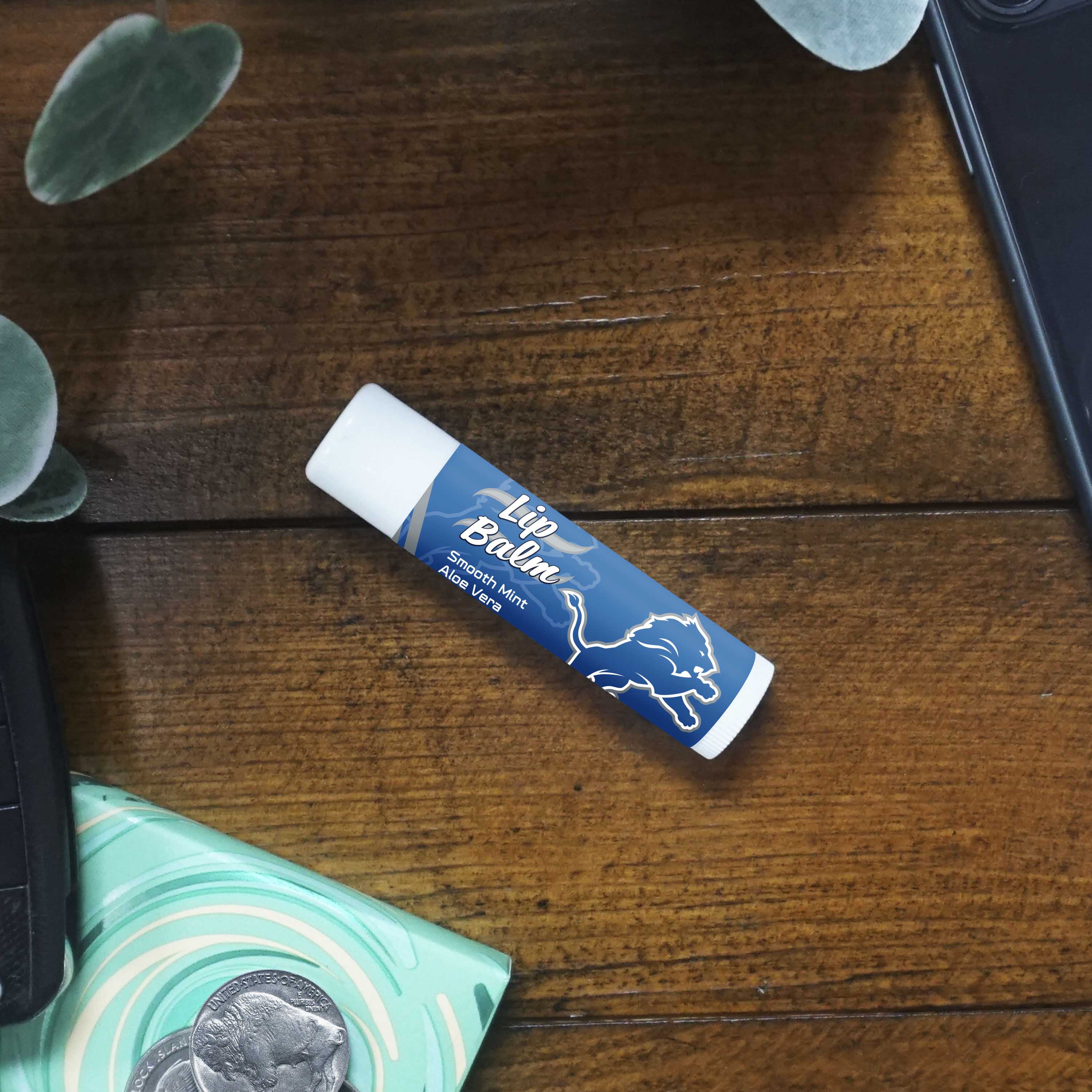 Detroit Lions Smooth Mint SPF 15 Lip Balm - Detroit Lions
