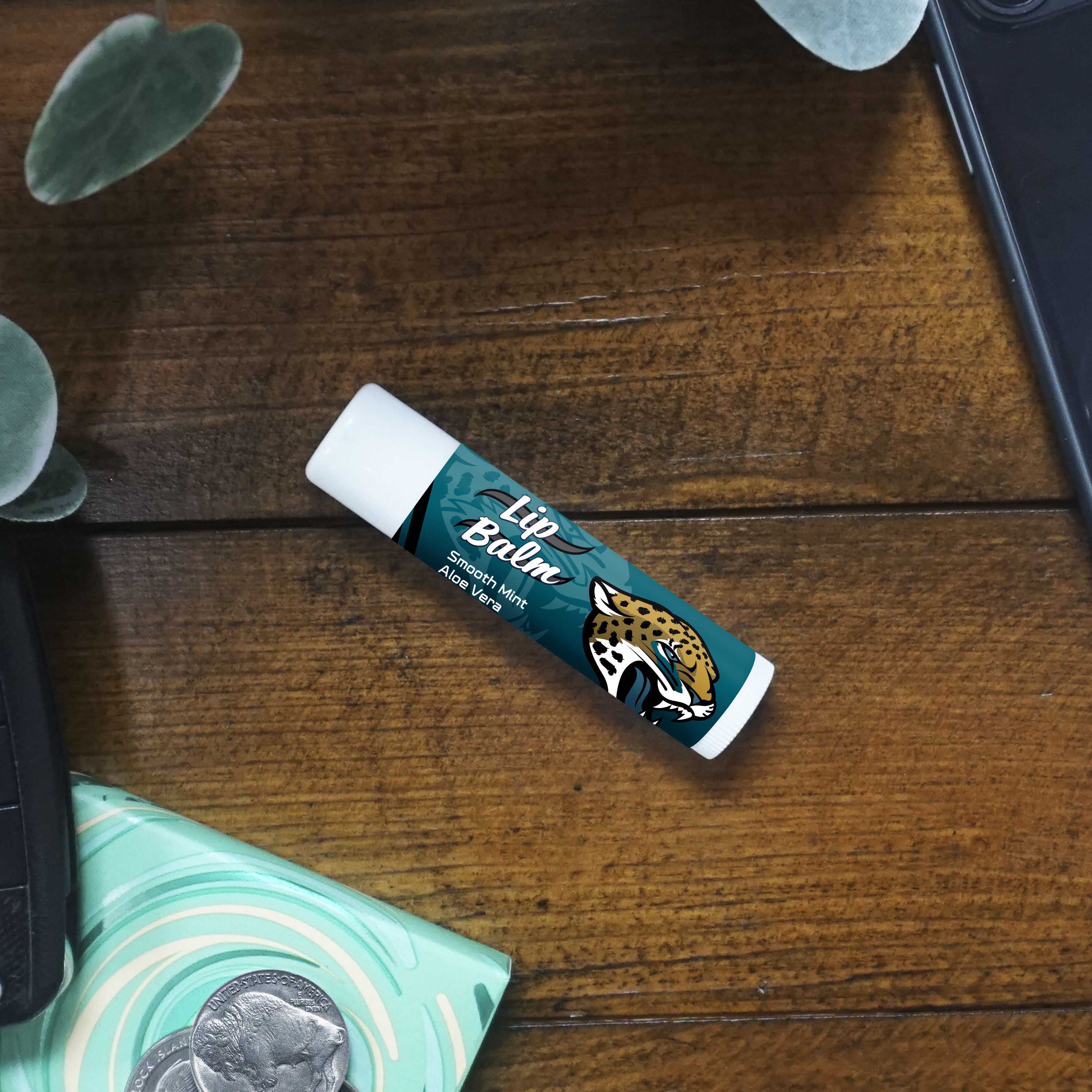 Jacksonville Jaguars Smooth Mint SPF 15 Lip Balm - Jacksonville Jaguars