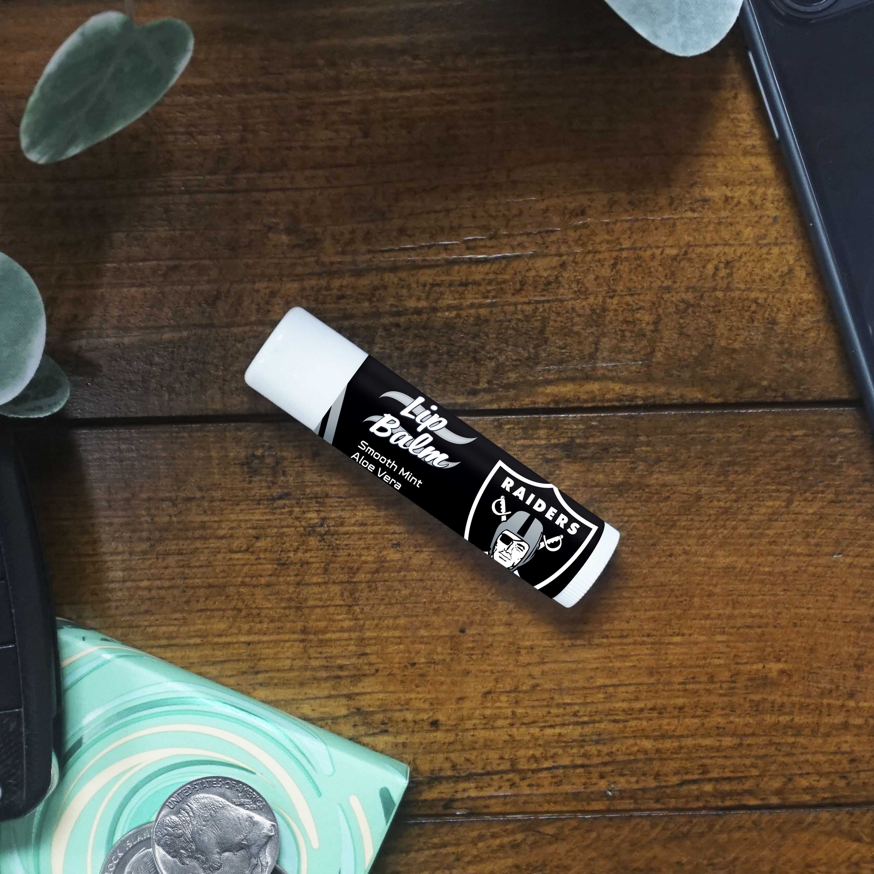 Las Vegas Raiders Smooth Mint SPF 15 Lip Balm - Las Vegas Raiders