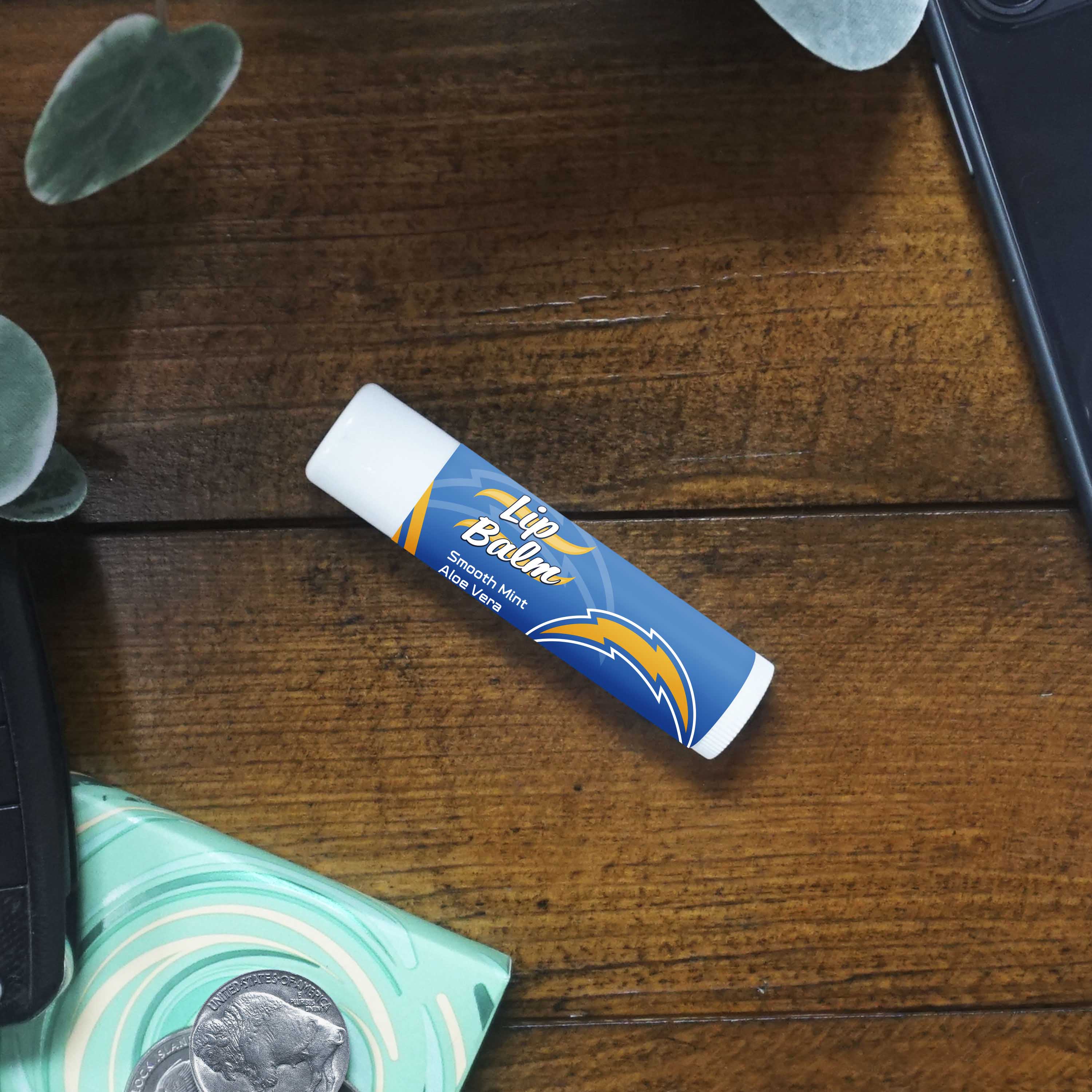 Los Angeles Chargers Smooth Mint SPF 15 Lip Balm - Los Angeles Chargers