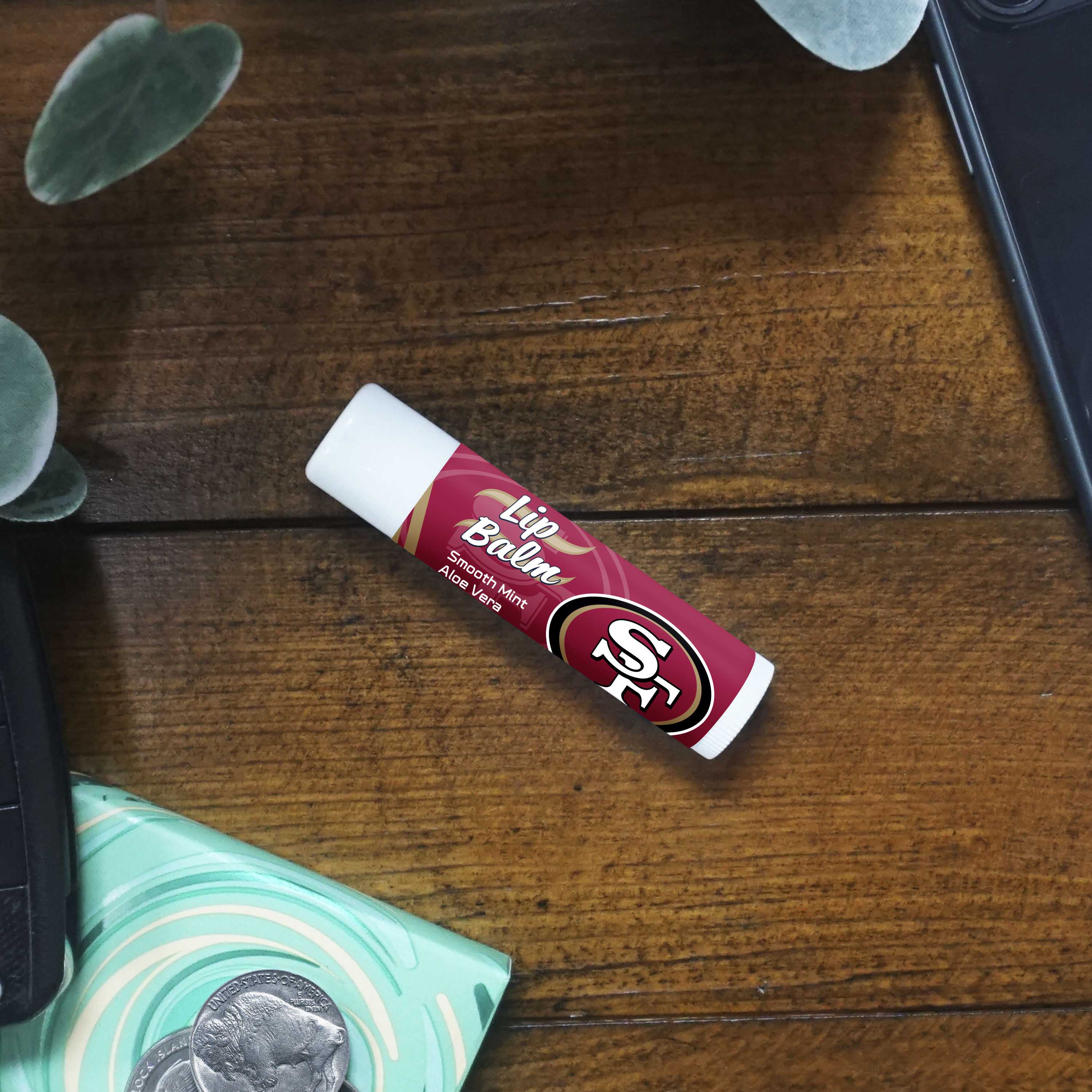 San Francisco 49ers Smooth Mint SPF 15 Lip Balm - San Francisco 49ers