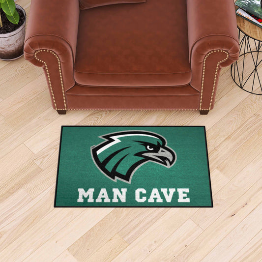 Northeastern State Riverhawks Man Cave Starter Mat Accent Rug - 19in. x 30in. - Northeastern State