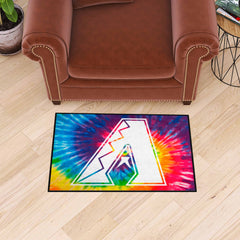 Arizona Diamondbacks Tie Dye Starter Mat Accent Rug - 19in. x 30in. - Arizona Diamondbacks