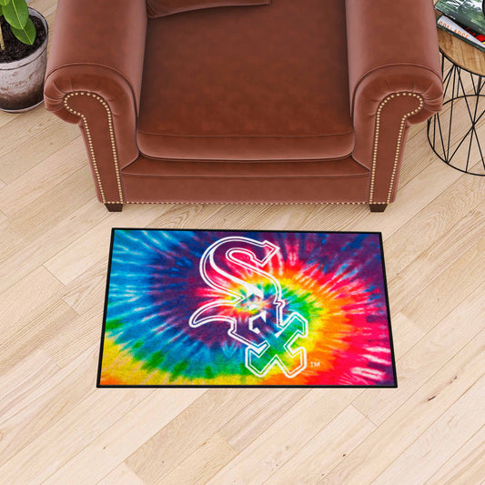 Chicago White Sox Tie Dye Starter Mat Accent Rug - 19in. x 30in. - Chicago White Sox