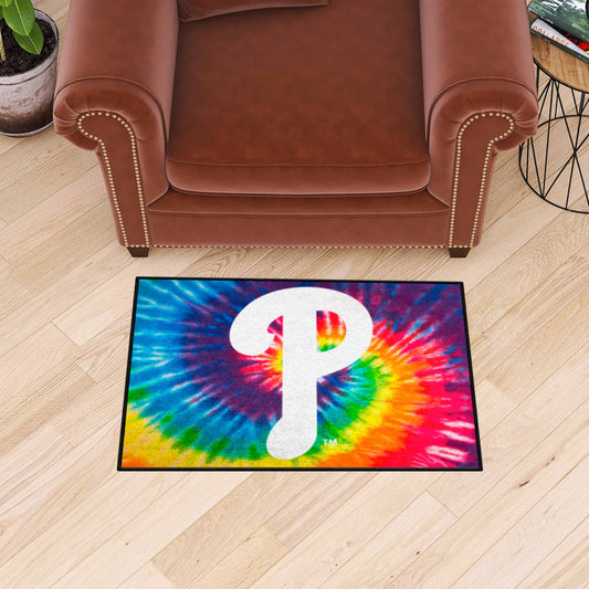 Philadelphia Phillies Tie Dye Starter Mat Accent Rug - 19in. x 30in.